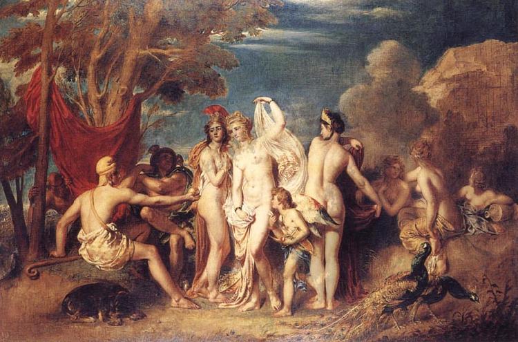 William Etty Thwe Judgement of Paris oil painting image